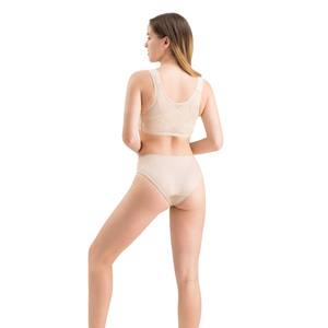 Support dorsal sangle ajustée Devant Fermer Soutien-Gorge Plus Taille Pleine Coupe Gros Seins Sans Doublure Doux Soutien-Gorge - Product Image 5