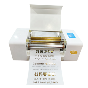 Máquina de impresión de lámina dorada Digital de alimentación de papel completamente automática, máquina de estampado en caliente de rollo A4 - Product Image 1