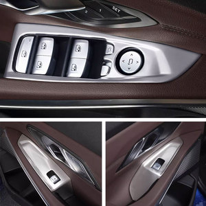 Accessoires d'intérieur en acier inoxydable en fibre de carbone ABS OEM <span class=keywords><strong>pour</strong></span> 2020 Bavarian Motor Works 3 Series Window Lift Trim Frame - Product Image 4