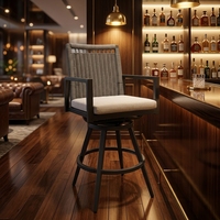 Livraison en 7 jours, stock disponible, table haute de luxe haut de gamme, ensemble table et chaises de bar