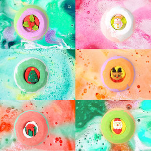 Bomba seti için organik Xmas banyo Aloe Vera & gül yaprakları doğal cilt bakımı noel hediyesi aile ve arkadaşlar için - Product Image 5