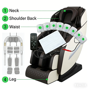 Módulo de Silla de Masaje Personalizable de 8 Motores con Calefacción, Almohadilla de Masaje de ABS de 12V para Sofá/Cama, Certificado CE - Product Image 3