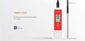 USB-термогигрометр многоразового использования с внутренним датчиком и внешним зондом, настраиваемый, из АБС-пластика, с поддержкой OEM - Product Image 3