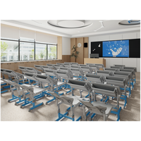 Mobilier scolaire réglable pour salle de classe, bureau et chaise pour étudiant, chaise de sieste réglable avec bureau