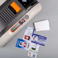 Impresora de Tarjetas de Identificación de PVC Hiti CS220E, Impresión de 300 DPI, Compacta, de Escritorio, para Oficina, Escuela, Hospital, Visitantes, Impresión de Tarjetas PVC