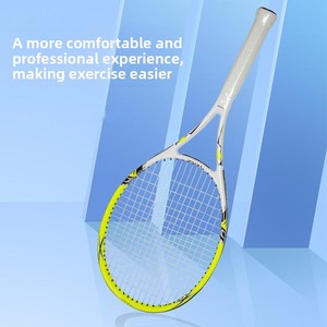 Racchetta da <span class=keywords><strong>Tennis</strong></span> con Telaio in Lega di Alluminio, Costruzione Integrata in Carbonio Composito per Uomini e Donne, Allenamento e Competizione per Principianti - Product Image 3