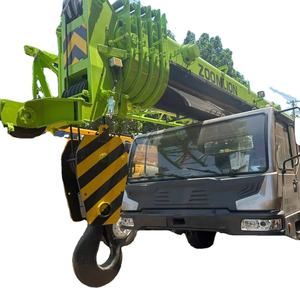 รถเครนบรรทุกมือสอง Zoomlion ZTC800H ลดราคาพิเศษ รับน้ำหนักได้ 80 ตัน พร้อมเครื่องยนต์และ PLC ZCC550H/QY50 รถเครนตีนตะขาบ สภาพดี - Product Image 1