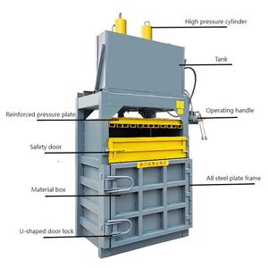 Dọc thủy lực chai nước nhựa Báo Chí Baler Máy pet chai phế liệu máy ép - Product Image 3