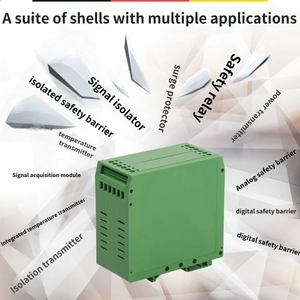 Boîtier électronique pour isolateur de signal Barrière de sécurité Boîtier en plastique pour transmetteur de température de puissance Étui de protection contre les surtensions - Product Image 6