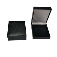 Petite boîte à bijoux en plastique floqué pour boucles d'oreilles, bagues, pièces de monnaie, épingles de revers et broches