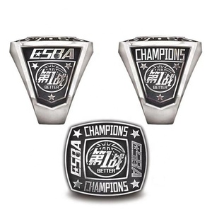 Personnalisé de haute qualité alliage hommes bijoux de <span class=keywords><strong>mode</strong></span> <span class=keywords><strong>2022</strong></span> ESBA chinois jeunesse <span class=keywords><strong>basket</strong></span>-ball championnat anneau pour cadeau ou fête - Product Image 1