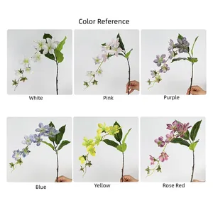 Jasmin artificiel Monet's Weeping Arabian de 30,7 pouces - Fleurs pour allées de mariage, accessoires de décoration de plafond et arrangements floraux - Product Image 4