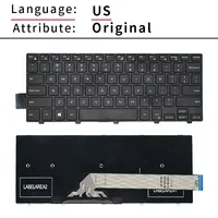 Clavier QWERTY US neuf pour ordinateur portable Dell Inspiron 14 5442 5445 5447 5448 5451 5455 5458 7447 5452 5457 5459 5443 avec rétroéclairage