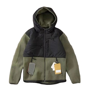 Cappotto da <span class=keywords><strong>Uomo</strong></span> Autunno/Inverno Imbottito in <span class=keywords><strong>Lana</strong></span> d'Agnello, Calda Giacca Invernale con Cappuccio, Design Patchwork e Rivestimento in Cashmere - Product Image 1