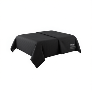 Couette légère Vianney King Black 235x280 cm, matelassée, pour l'été - Product Image 1