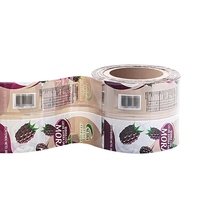 Rouleau de film thermorétractable personnalisé pour bouteilles de boissons, étiquette de protection contre l'humidité pour l'emballage de lait et de jus