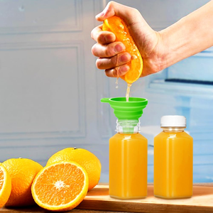 Custom Printing Square 350ml 550ml Transparent Plastic PET Beverage <b>Bottle</b> Empty 50ml Bpa Free Plastic Drinking Juice <b>Bottle</b> - Product Image 5