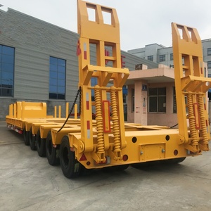 Nhà máy tùy chỉnh 2 trục 5 trục 4 trục cổ ngỗng lowbed bán đoạn đường nối Trailer 70 -200 tấn Công suất lowbed lowboy Trailer để bán - Product Image 6