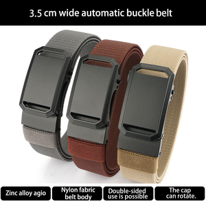 Vente en gros de <span class=keywords><strong>ceinture</strong></span> en tissu de nylon tissé pour hommes avec logo personnalisé <span class=keywords><strong>ceinture</strong></span> <span class=keywords><strong>tressée</strong></span> automatique à boucle pour dames - Product Image 4