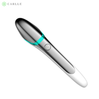 Elektrisch verwarmde oog- en lipmassagerpen Micro-stroomtechnologie Hoge frequentie vibrerende USB-oplader Bloedcirculatie Huidverzorging