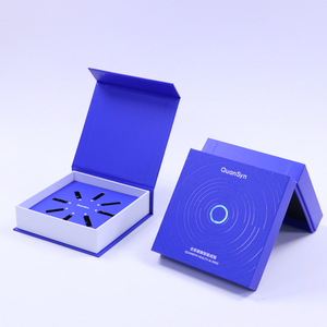 แพ็คเกจแหวนบลูกลาสอัลฟ่าสุดหรูแบบกำหนดเอง แหวนจัดการสุขภาพอัจฉริยะ กล่องของขวัญแม่เหล็กแบบกระดาษแข็งพร้อมโลโก้ - Product Image 1