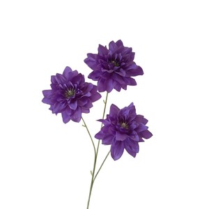 Junheyuan Arts And Crafts Factory <b>Artificial</b> Dahlia Single Stem Silk Flower Multi Color Wedding Decoration Floral Arrangement - Product Image 5
