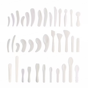 Vente en gros de spatules jetables pour crème cosmétique cuillère en plastique pour crème visage spatule pp - Product Image 5