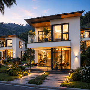 Casa Prefabricada de Acero Ligero de Lujo, Fácil Instalación, Diseño Moderno para Proyectos en Zonas Urbanas y Resorts - Product Image 3