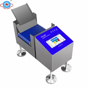 Mini tip küçük kontrol ağırlık makinesi akıllı dokunmatik ekran konveyör bant kantar makinesi