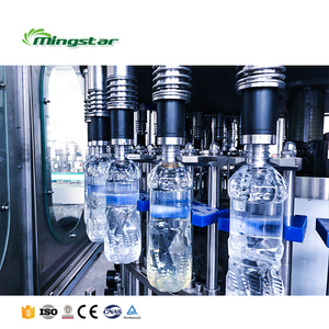 3 trong 1 điền 32-32-8 mô hình quy mô nhỏ chai nước dây chuyền sản xuất làm đầy chất lỏng dòng máy - Product Image 2