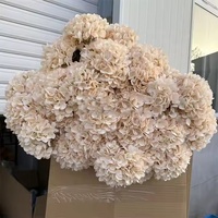 Hochwertige 126 Blüten blätter spezielle dichte einzelne Hortensie nach Hause Hochzeit Blumen arrangement Dekoration künstliche Hortensie Blumen