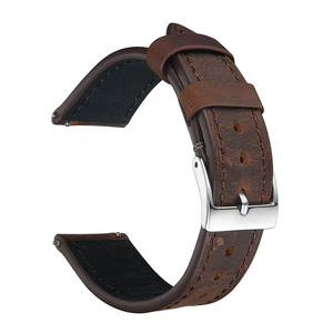 Crazy Horse <span class=keywords><strong>Bracelet</strong></span> de <span class=keywords><strong>montre</strong></span> en <span class=keywords><strong>cuir</strong></span> 20/21/22mm Vintage <span class=keywords><strong>Bracelet</strong></span> de <span class=keywords><strong>montre</strong></span> en <span class=keywords><strong>cuir</strong></span> de vachette pour hommes <span class=keywords><strong>18mm</strong></span> 19mm <span class=keywords><strong>Bracelet</strong></span> souple Accessoires de <span class=keywords><strong>montre</strong></span> - Product Image 4