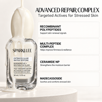 Sérum Réparateur de Matrice Extracellulaire Post-Soins, Sérum de Récupération Cutanée Multi-Peptides et Céramides, Réparation de la Barrière Cutanée, Sérum Facial OEMODM