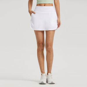 Logo personnalisé été Cool Feel UPF 50 + Golf Gym Sports 3 poches taille haute 2 en 1 Shorts intérieurs femmes jupes de <span class=keywords><strong>tennis</strong></span> pour les femmes - Product Image 5