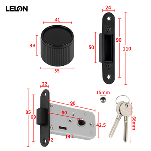 Durable Minimalist Concealed Single-Sided <strong>Knob</strong> Lock Emergency Key Privacy Easy Installation Invisible <strong>Door</strong> Lock for Bedroom - Product Image 5