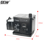 Machine à fumée et à jets de brouillard LED RGB DMX haute puissance GEVV 3500W, résistante à la pluie, pour spectacles sur scène et concerts