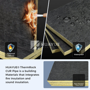 Material de aislamiento térmico de diseño moderno Tablero de lana mineral de basalto de 50mm de espesor con FSK para aislamiento de pared de cavidad - Product Image 3