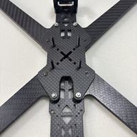 Marco FPV Mark4 V3 Pro de 9 Pulgadas y 427mm con Brazos de 7mm de Fibra de Carbono para Drones de Carreras, Gran Carga, Largo Alcance de 10KM