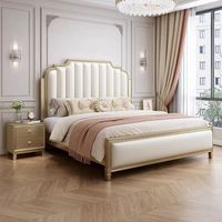 Modernes Luxus-Polsterbett mit Hydraulik-Stauraum - Massivholz Gepolstertes Kopfteil Hochbelastbar 3-Jahres-Garantie Maßgefertigtes Schlafzimmer-Set