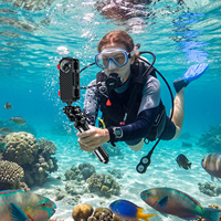 Boîtier de plongée étanche en aluminium 60M pour Insta360 X5, avec fixation magnétique rapide, anti-buée, pour photographie sous-marine avec caméra d'action
