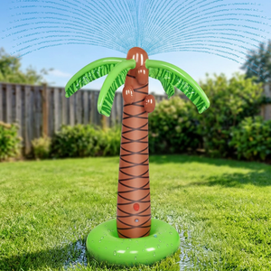 Vente chaude : Arroseur d'eau gonflable MART en PVC en forme de cocotier, jouet d'été pour enfants, utilisation intérieure et extérieure - Product Image 3
