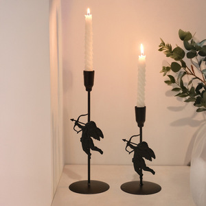 Candelabri in Metallo all'Ingrosso, Decorazione di Alta Gamma per Matrimoni, <span class=keywords><strong>Portacandele</strong></span> Alto Nero e <span class=keywords><strong>Oro</strong></span>, Artigianato per la Casa - Product Image 4