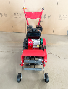 Motocultor a Gasolina de Empuje Manual, Máquina <span class=keywords><strong>Desbrozadora</strong></span> y Cultivadora <span class=keywords><strong>con</strong></span> Abridor de Surcos, Escardadora y Timón Rotativo - Product Image 5