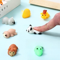 Jouets Squishy Animaux de la Ferme Kawaii Mochi, Squishies Animaux à Remontée Lente, Jouets Anti-Stress à Presser, Jouets Fidget en TPR, Vente en Gros