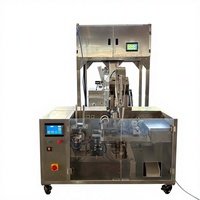 Machine d'emballage automatique pour sachets de café filtre |   Système intégré d'étiquetage et de mise en sac