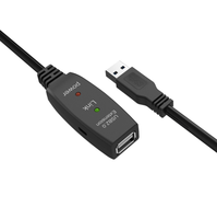 Câble d'extension USB de haute qualité 5M 10M 15M 20M 30M USB2.0 Répéteur actif Mâle vers Femelle Câbles longs avec amplificateur de signal
