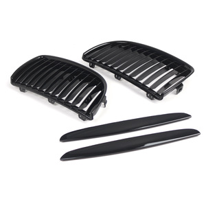 กระจังหน้า BMW สีดำเงา วัสดุพลาสติก ABS สำหรับ E90 E91 ปี 2005 2008 ชุดแต่งอัพเกรด - Product Image 1