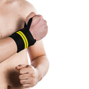 Wholesale Breathable Neoprene Wrist Support Cross Training Weight Lifting Gym Straps Wrist Wraps Padded Hand <b>Bands</b> Heavy Duty - Product Image 1