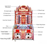 Machine de jeu d'arcade à grande échelle en acrylique avec tirage de tickets, personnalisable, équipement de divertissement, machine à loterie