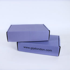 Caja de Cartón para Envíos y Regalos con Logotipo Personalizado en Relieve, 6x4x1 Pulgadas - Product Image 1